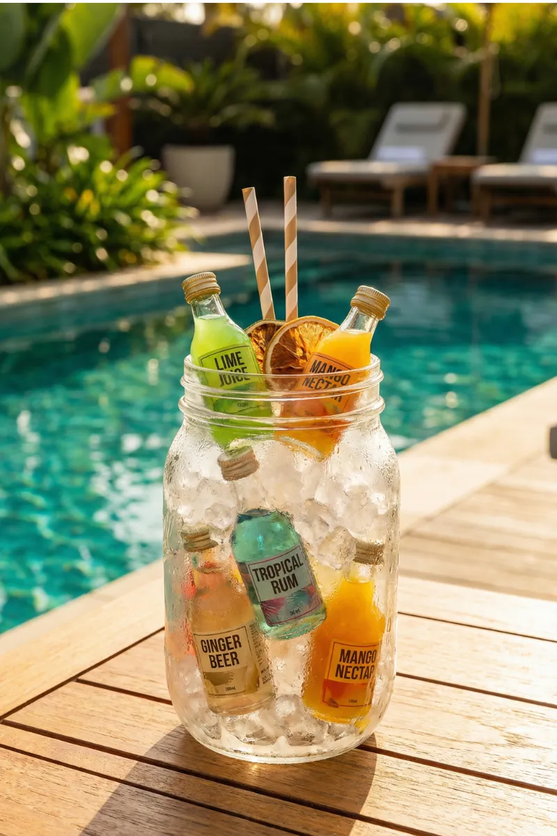 Kits de bebidas y jarras listas para mezclar